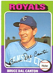 1975 Topps Mini Baseball Cards      472     Bruce Dal Canton